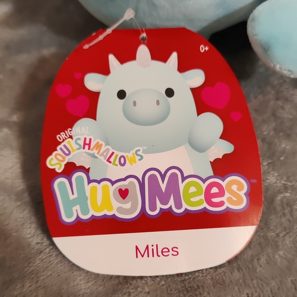 KELLYTOY SQUISHMALLOWS 2022 HUGMEES Miles The Dragon Plushie - Picture 8 of 11